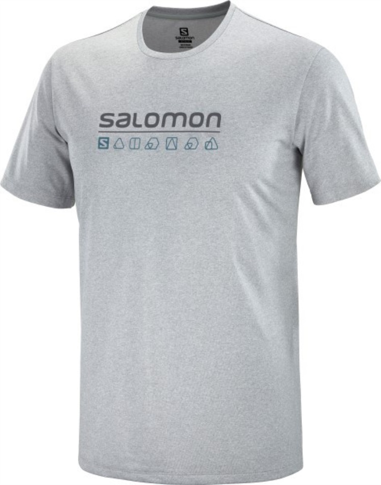 CHILL PRINT SS TEE M Gris Claro