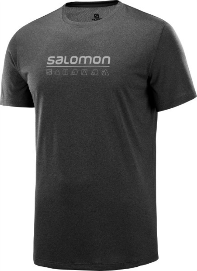 CHILL PRINT SS TEE M Negro