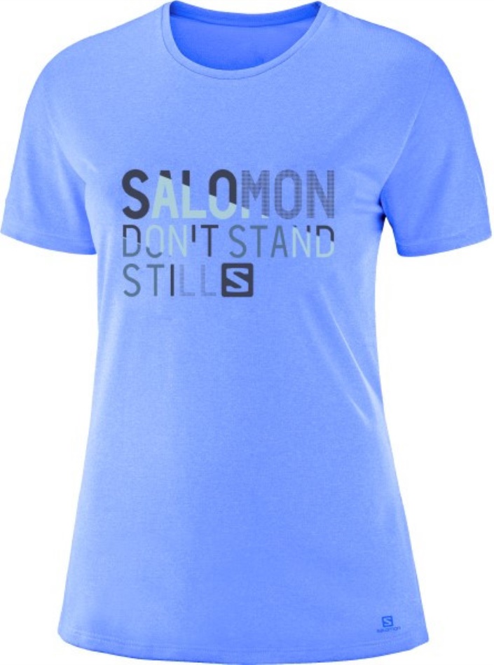 CHILL PRINT SS TEE W Azul