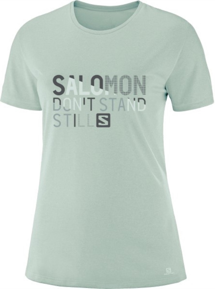 CHILL PRINT SS TEE W Celeste