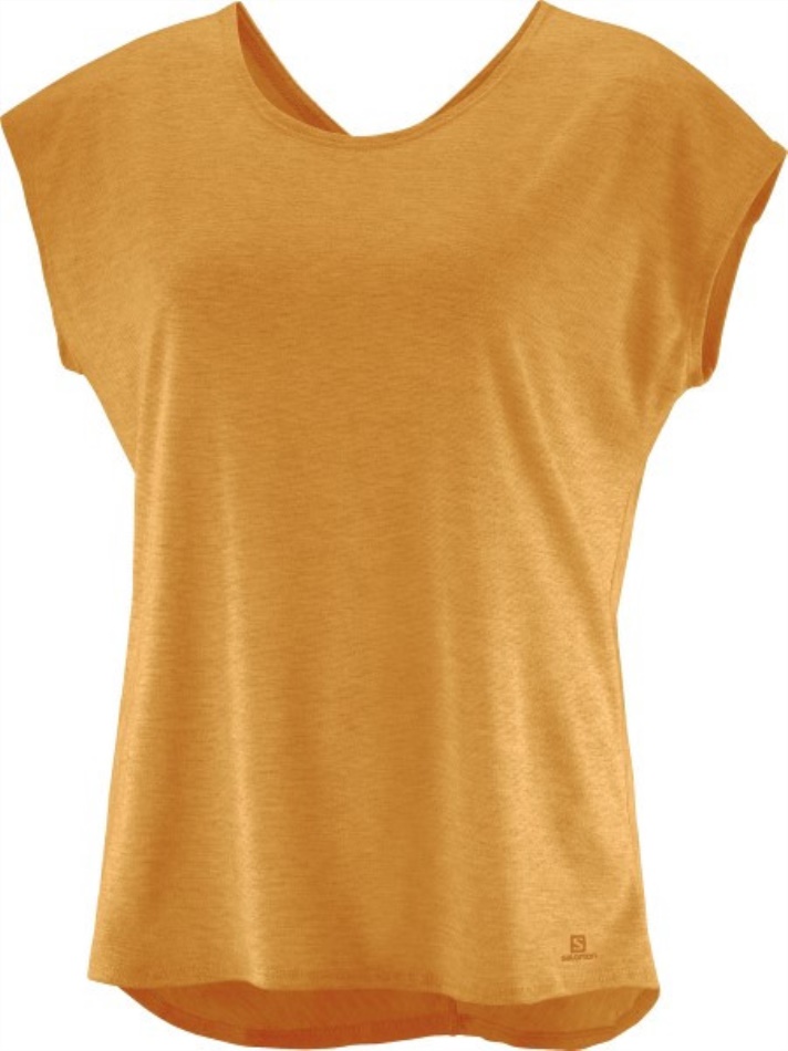 COTTON SS TEE W Beige