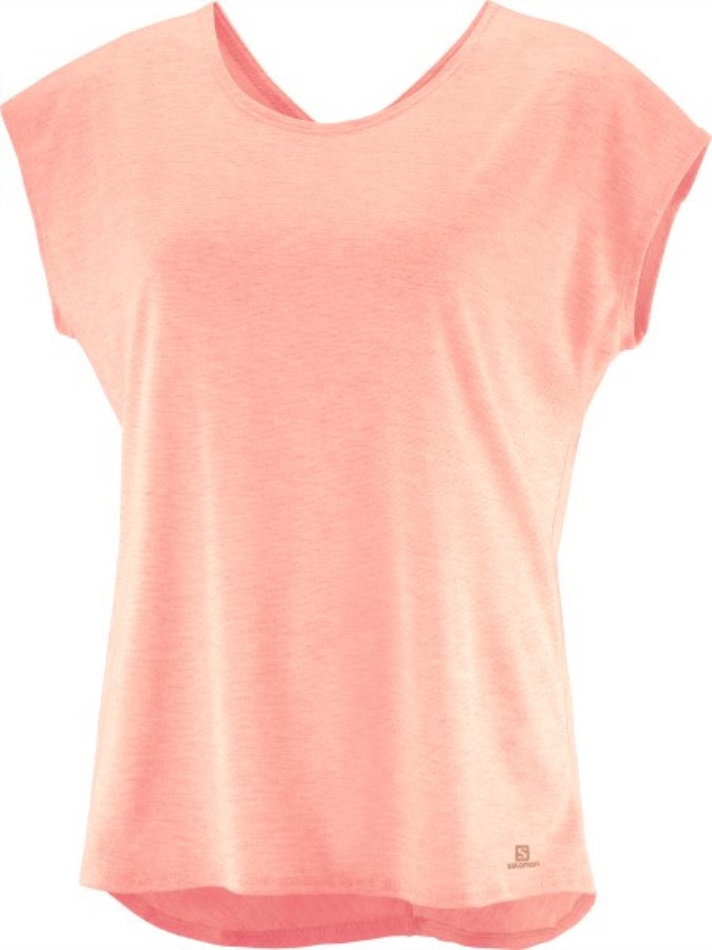 COTTON SS TEE W Rosa Claro