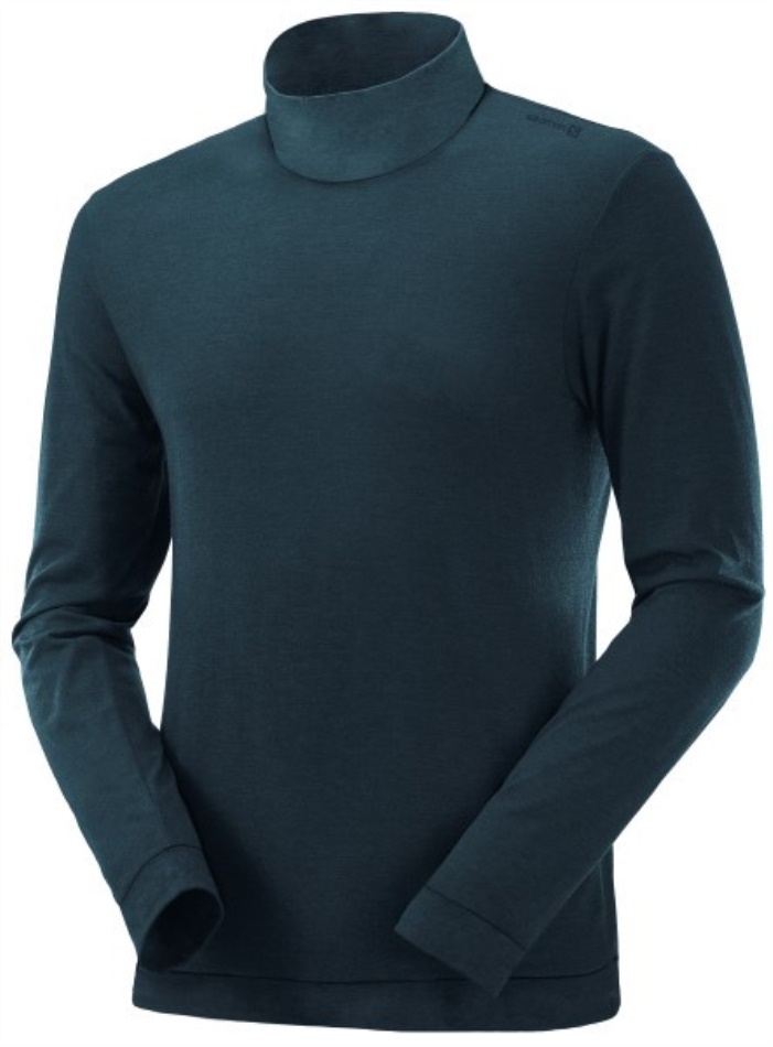 COTTON TURTLENECK M Azul oscuro