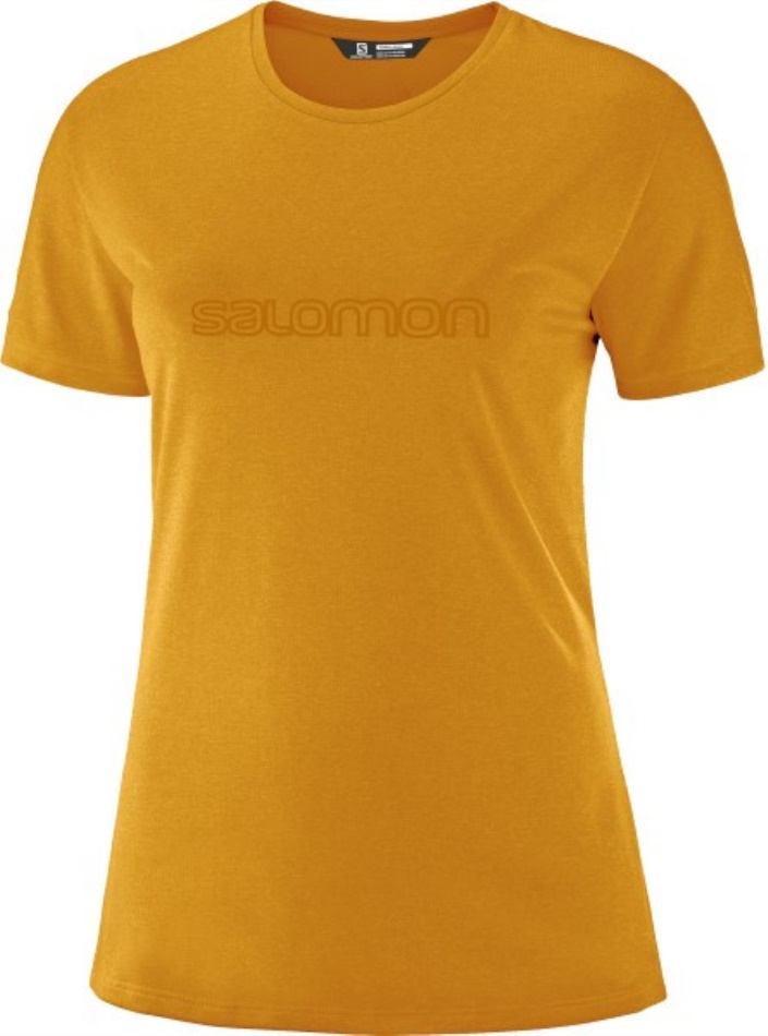 LOGO SS TEE VI W Mostaza