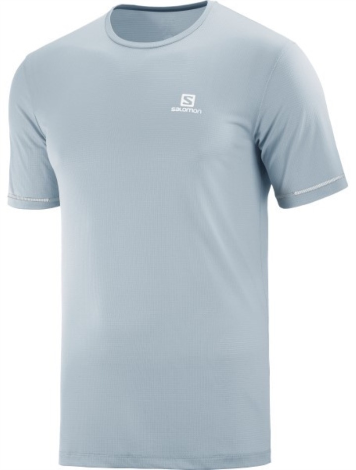 XA LITE SS TEE II M Gris-Celeste