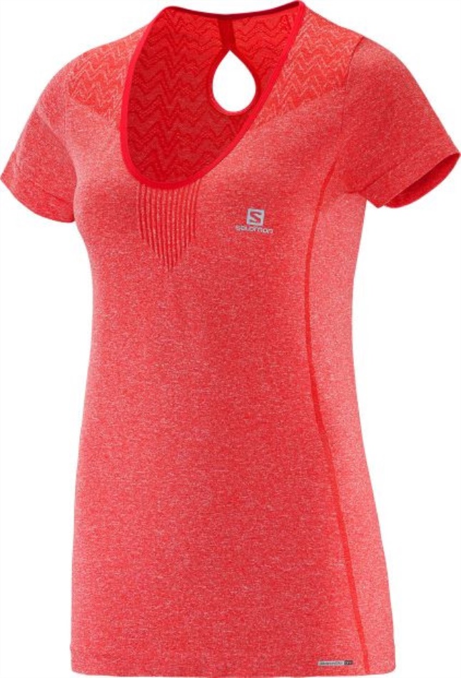 ELEVATE SEAMLESS SS TEE W Coral