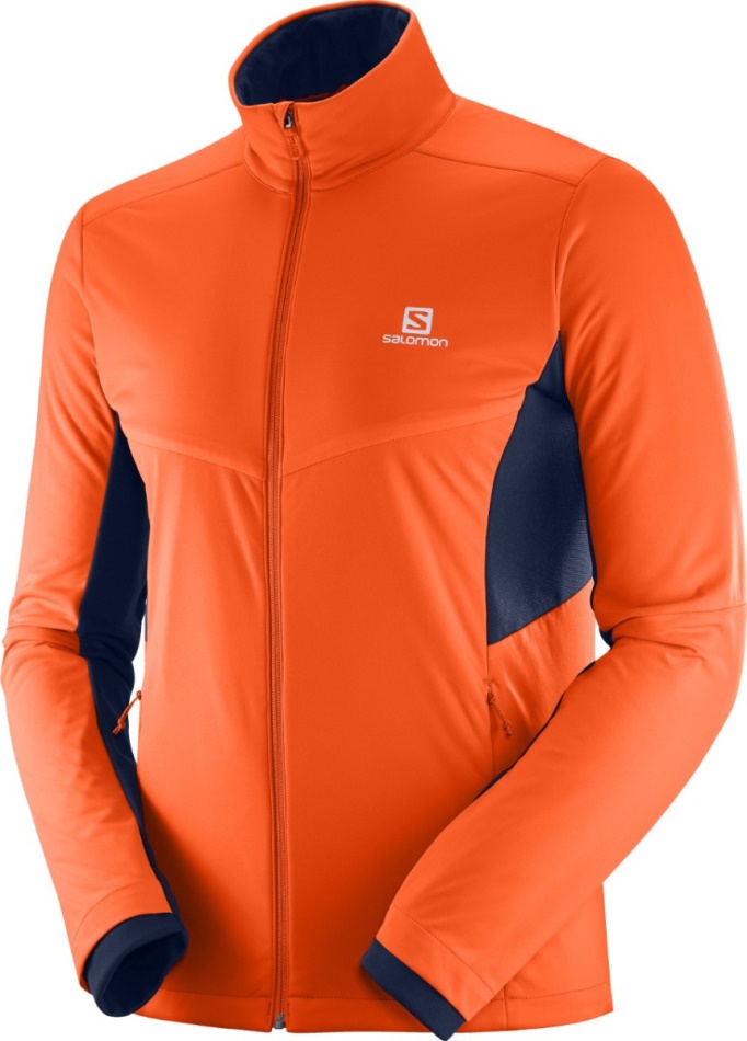 AGILE WARM JKT M Naranja