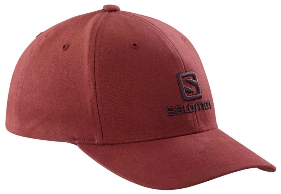 SALOMON LOGO CAP Rojo oscuro