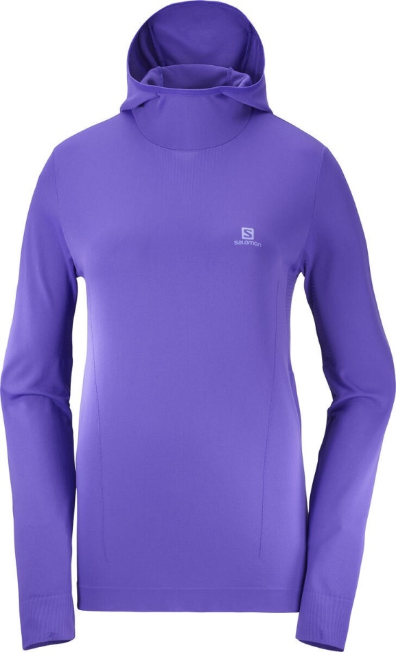 COMET SEAMLESS HOODY W Violeta